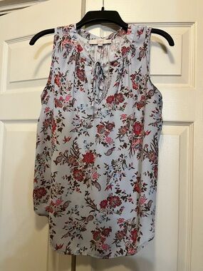 Anne Taylor the loft business casual sleeveless blouse
